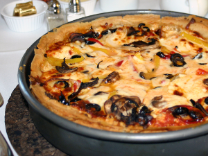 Easy Deep Dish Pizza